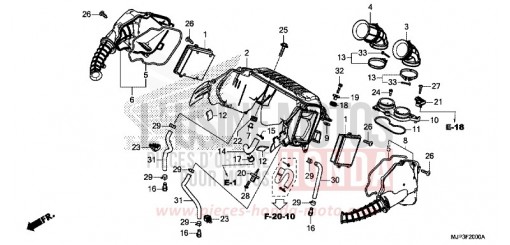FILTRE A AIR CRF1000DH de 2017